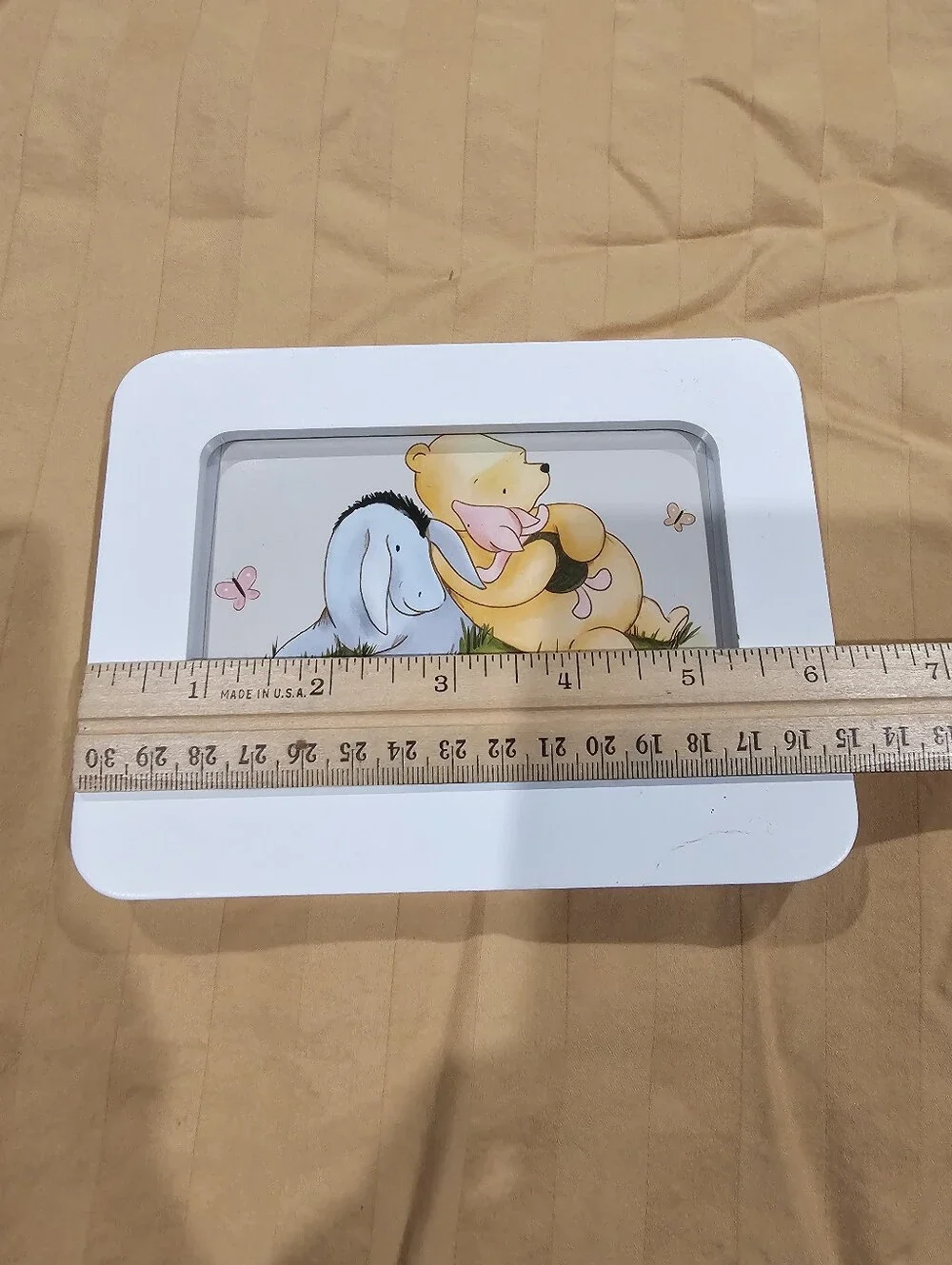Winnie the Pooh & Eeyore Nursery Picture Frame - White